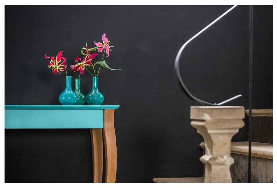 Tavolo contenitore grigio chiaro Console, lunghezza 85 cm - Ragaba