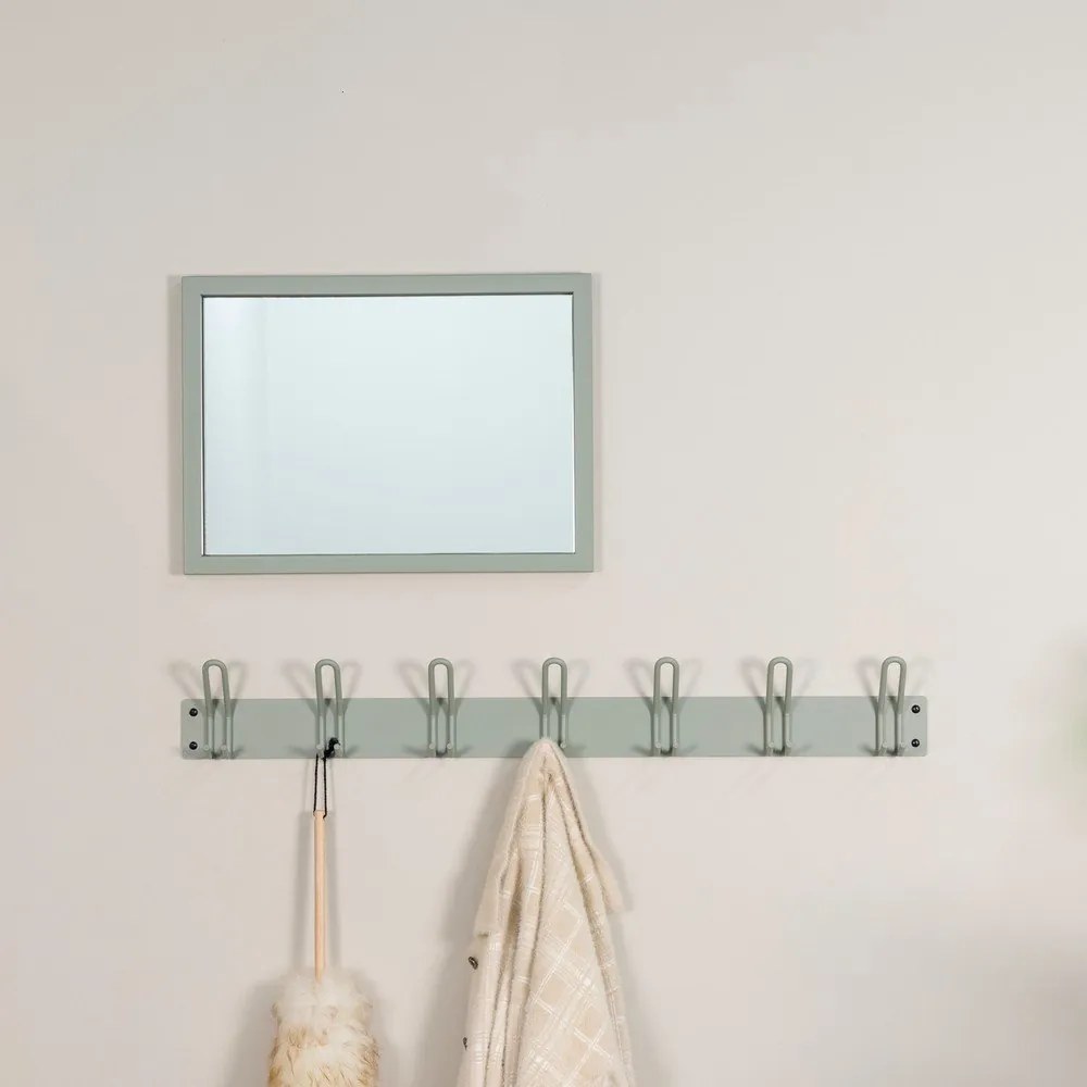 Attaccapanni da parete verde polveroso in metallo 100 cm Miles – Spinder Design