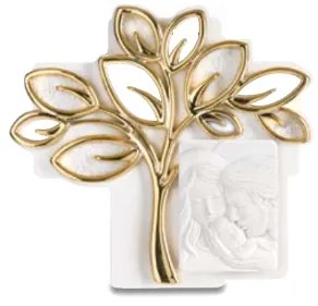 BONGELLI PREZIOSI icona sacra famiglia albero cm 16 x 15