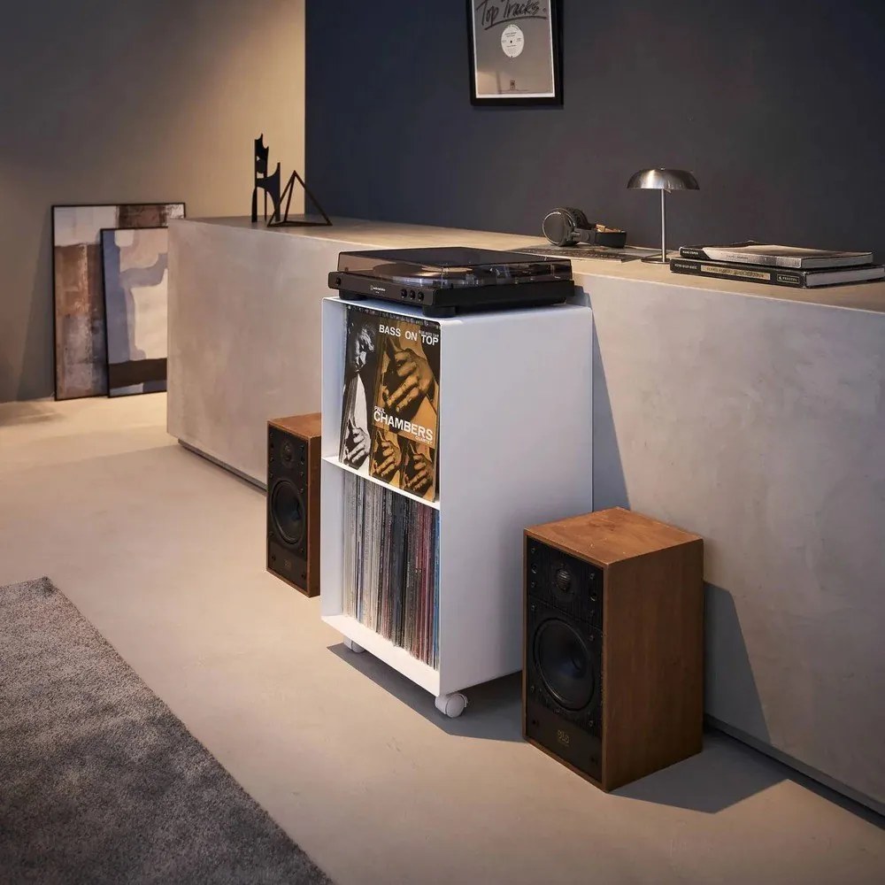 Carrello portaoggetti bianco in metallo 40x73x38 cm Tower – YAMAZAKI