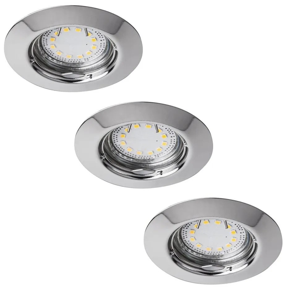 Rabalux 1047 - SET 3xLED Lampada da incasso LITE 3xGU10-LED/3W/230V