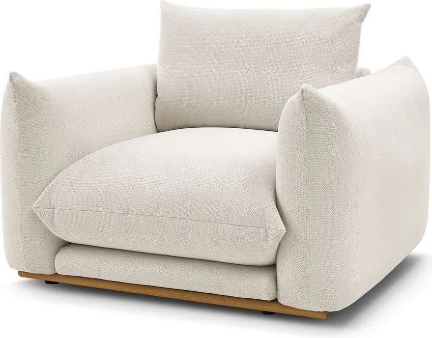 Poltrona color crema Ernest – Bobochic Paris