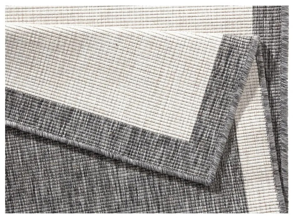 Tappeto da esterno grigio e crema , 80 x 150 cm Panama - NORTHRUGS