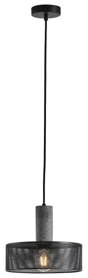 Lampadario a sospensione con filo 1xE27/40W/230V nero