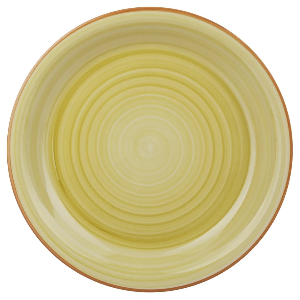 Piatto piano ceramica 26,5 cm verde Mirage