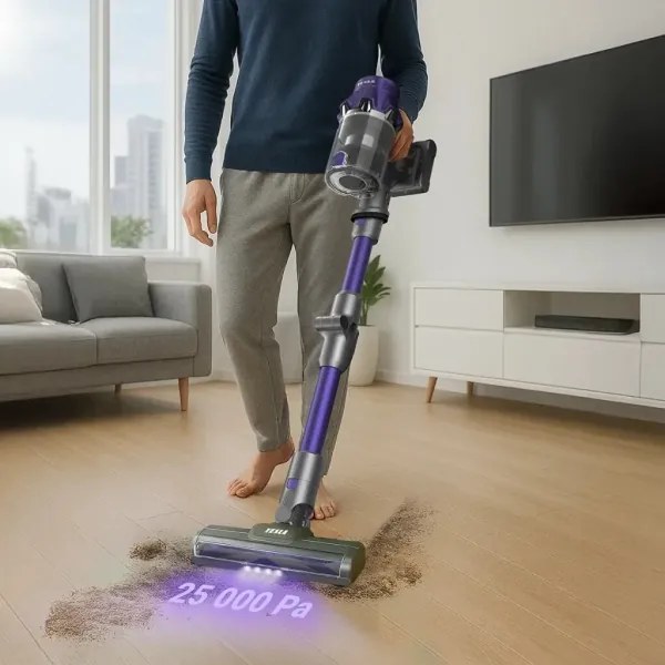 TESLA Electronics PureStar Aspirapolvere senza fili 2in1 250W/2200mAh