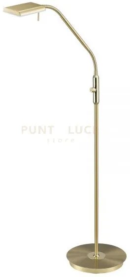 Bergamo piantana led ottone satinato flessibile tocuh dimmer h. 135...