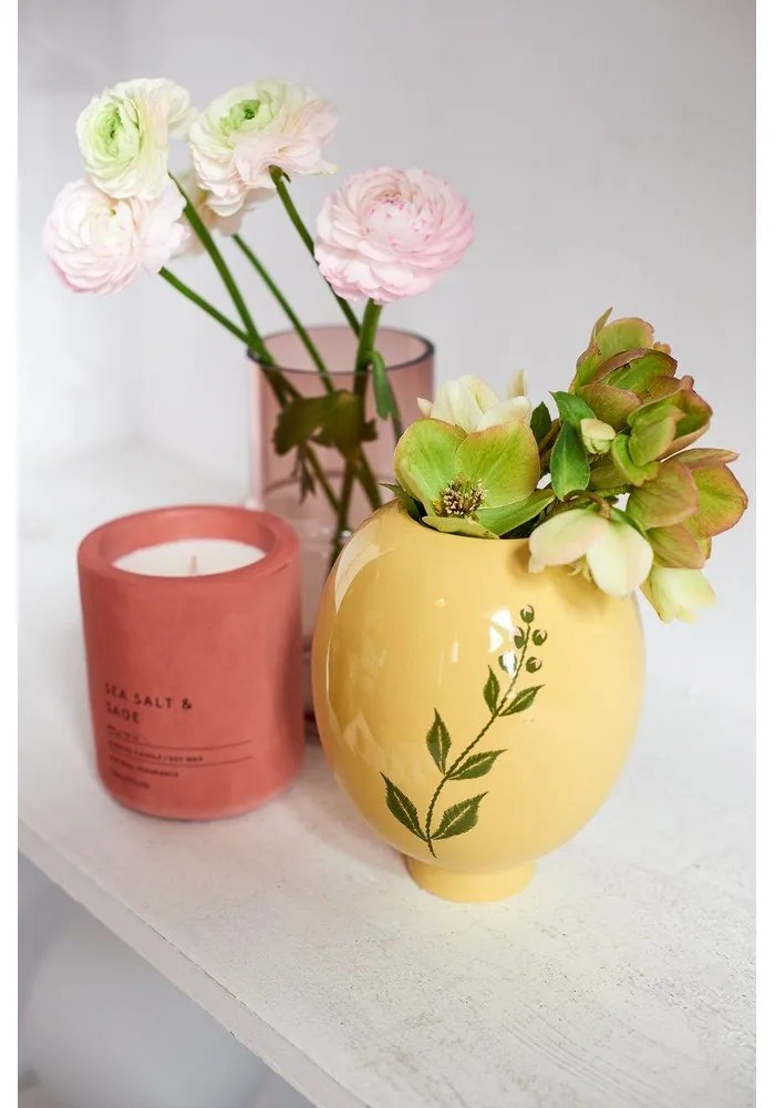 Candela di soia profumata tempo di combustione 24 ore Fraga: Sea Salt and Sage - Blomus