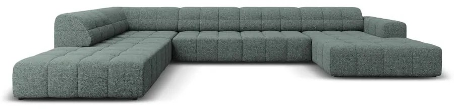 Divano angolare turchese (angolo sinistro/U) Chicago - Cosmopolitan Design