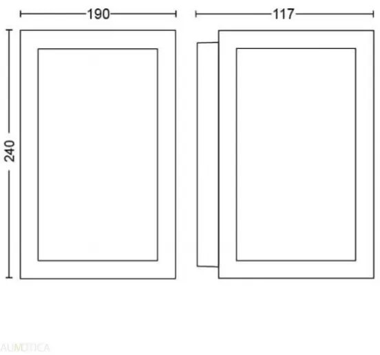 Philips 17430/30/P7 - Lampada esterna LED RGBW Hue IMPRESS 2x8W IP44