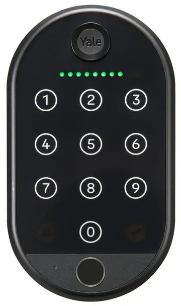 Tastierino per allarme senza fili con lettore impronte digitali YALE SMART 2 CON IMPRONTA DIGITALE, nero