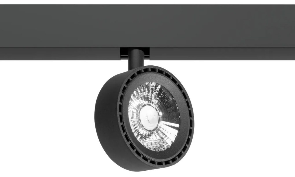 Faro LED 20W Tondo Magnetico CCT CRI92 Nero 48V - BRIDGELUX LED Colore Bianco Variabile CCT