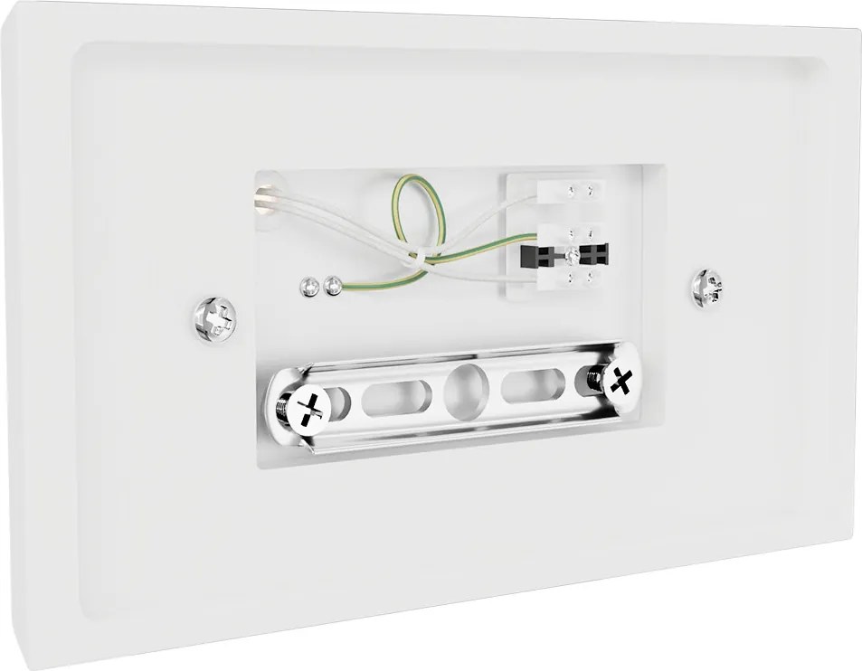 Applique da Parete G9 Bidirezionale 20x12 cm in Gesso Pitturabile