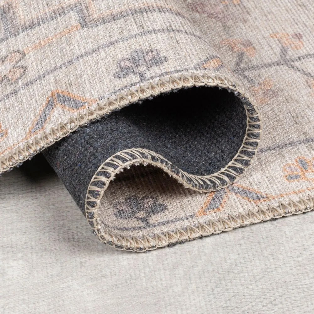 Tappeto color crema lavabile 190x290 cm Teo Traditional – Flair Rugs