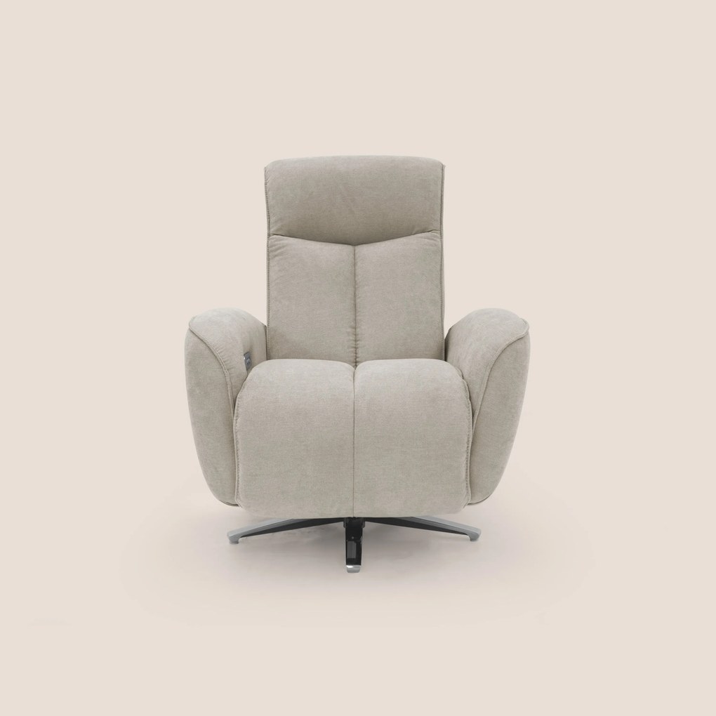 EVA Poltroncina RELAX in morbido tessuto impermeabile T02 panna