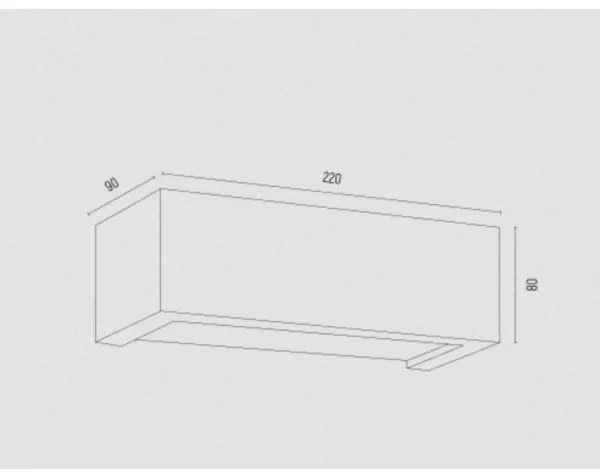 Argon 8251 - Applique CASERTA 1xE27/15W/230V 22 cm