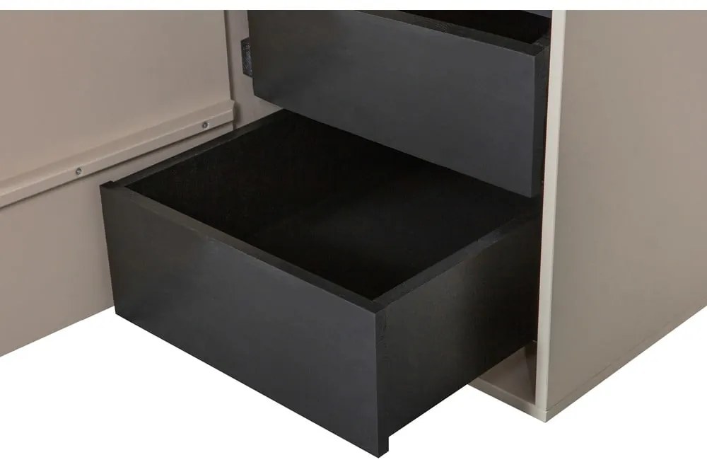 Armadio modulare in legno di pino crema 50x200 cm Daily - vtwonen