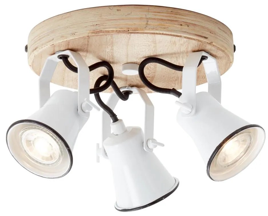 Brilliant - Faretto SEED 3xGU10/5W/230V bianco/beige