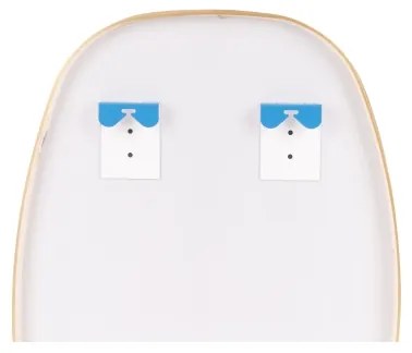 Globo B992548 - Specchio da parete 50x75 cm, dorato