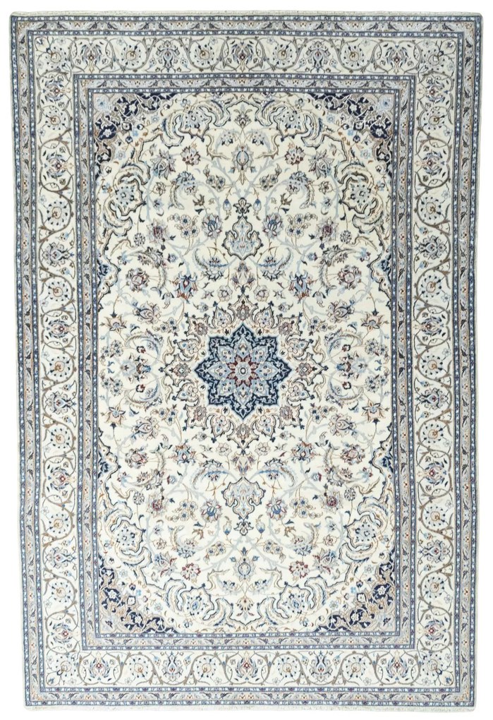 Nain Tappeto 300 x 200 Beige (Iran) Annodato A Mano