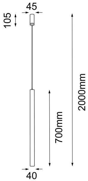 Shilo 7573 - Lampadario su corda YABU 1xGU10-MR11/15W/230V bianco