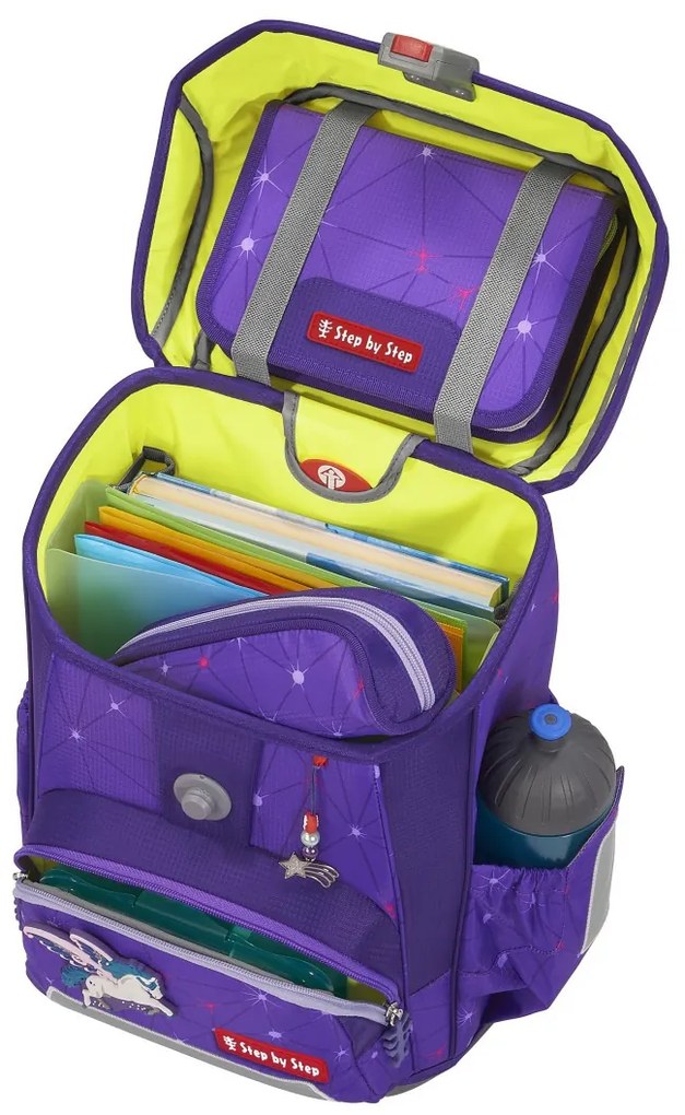 Zaino scuola Step by Step CLOUD, set 5 pezzi, Dreamy Pegasus Shadow
