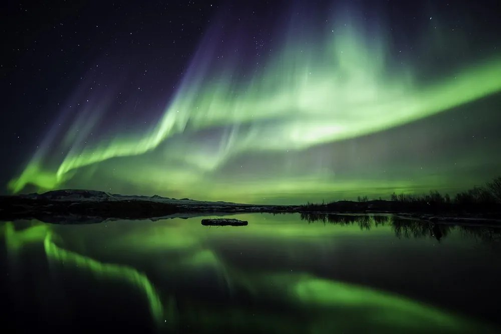 Carta da parati – Aurora boreale