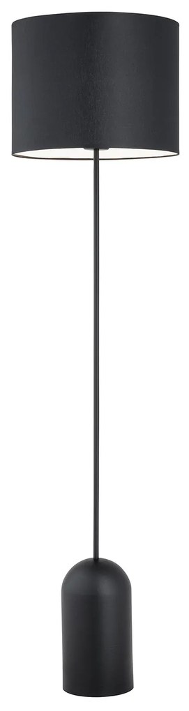 Piantana Minimal Enlil Acciaio Nero Bianco 1 Luce E27 Ip20