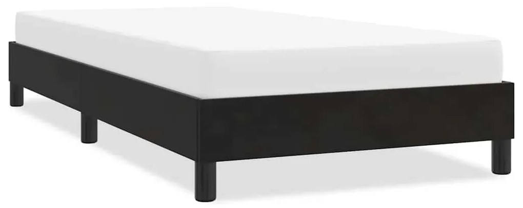 Giroletto Senza Materasso Nero 80x220 Cm İn Velluto /