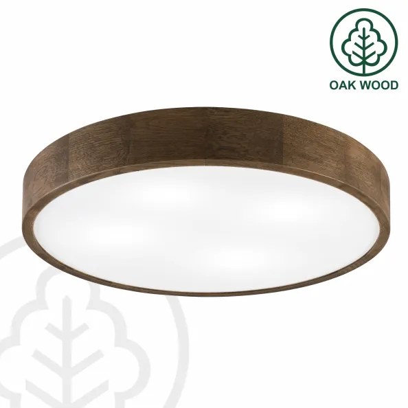 Brilagi - Plafoniera LED CARVALHO 4xE27/60W/230V rovere/noce Ø 57,5 cm