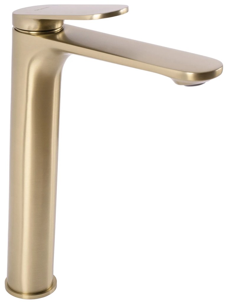 Rubinetto da lavabo Rea Marco Brush Gold high