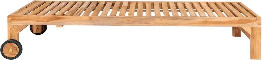 Lettino da giardino in legno di teak Andorra - House Nordic