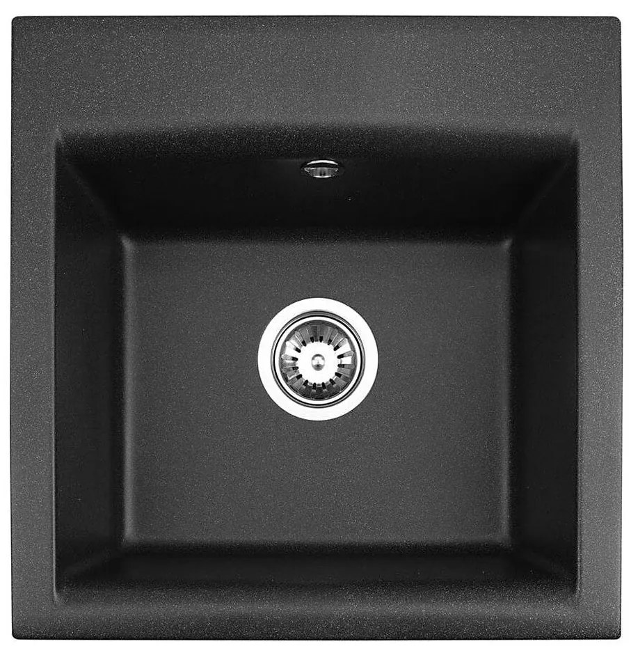 ALVEUS 1149113 - Lavello della cucina GEM 50x50 cm granito/nero