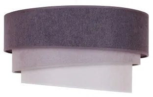 Duolla - Lampadario a sospensione con filo TRIO 1xE27/15W/230V diametro 45 cm antracite/grigio/bianco