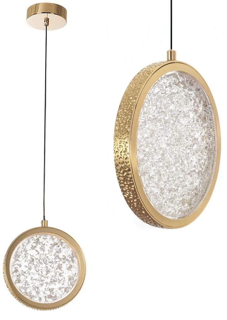 Lampadario a Sospensione in Cristallo LED G089-1CP Złota
