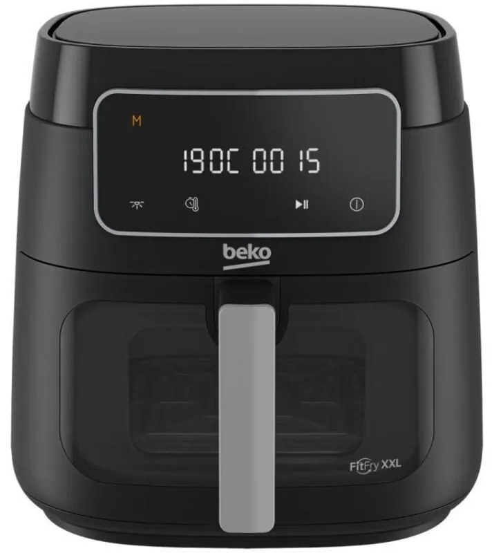 Beko - FRL3374B Singolo 7,6 l Indipendente 1900 w Friggitrice ad aria calda Nero