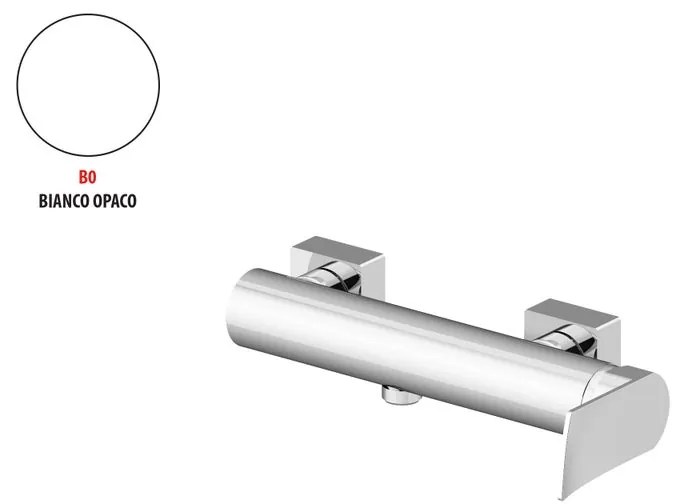 Rubinetto per doccia ad incasso monocomando Soffio bianco opaco GATTONI RUBINETTERIA
