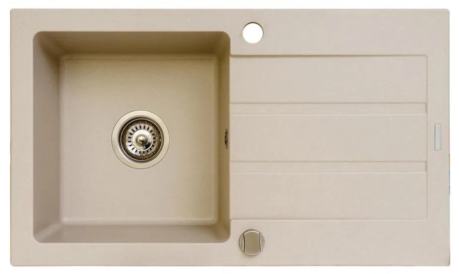 Pyramis 70006701 - Lavello cucina NEXT 76x44 cm granito/beige