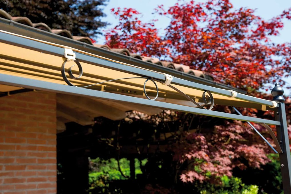 Pergola da Giardino in Ferro 4X3m Vorghini Chains Sabbia...