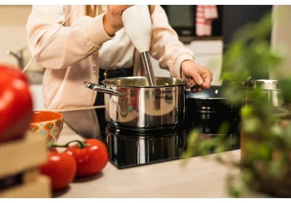 Tefal - Set di pentole 10 pz COOK EAT acciaio inossidabile