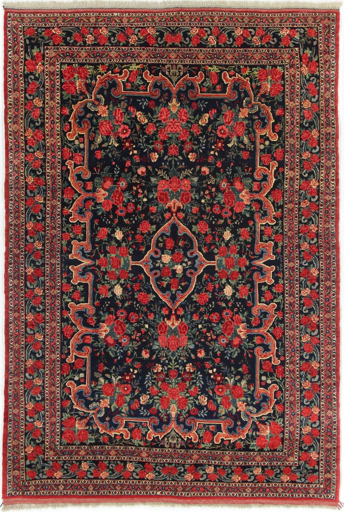 Bidjar Tappeto 210x140 (Iran) Annodato A Mano