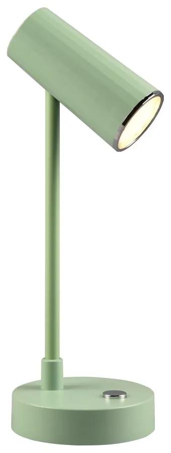 Lampada da tavolo dimmerabile a LED verde chiaro (altezza 28 cm) Lenny - Trio