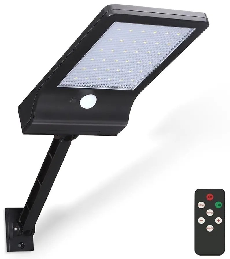 Aigostar - Lampada solare a LED dimmerabile con sensore LED/2,3W/5,5V IP65 + TC