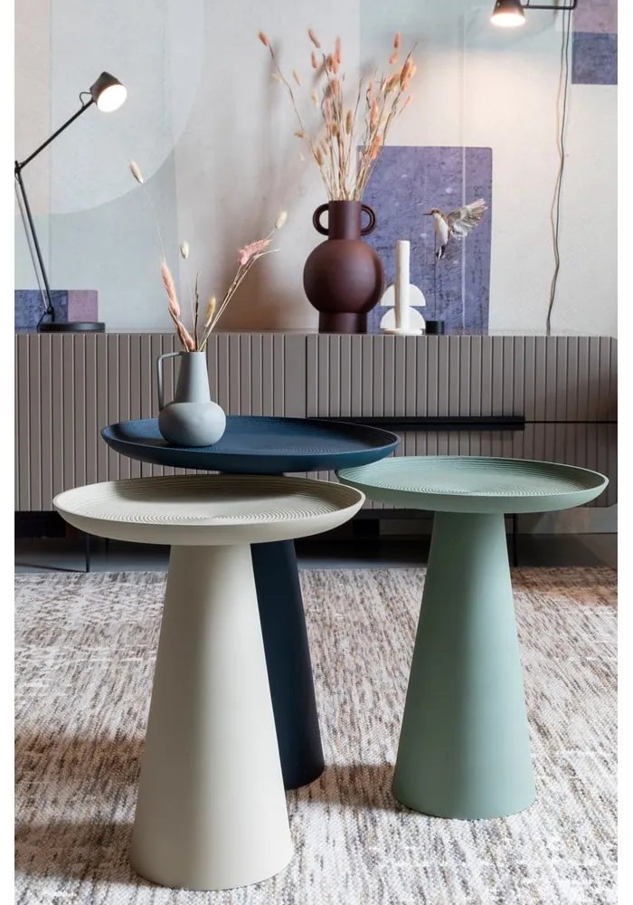 Tavolino rotondo in metallo ø 34,5 cm Ringar – White Label