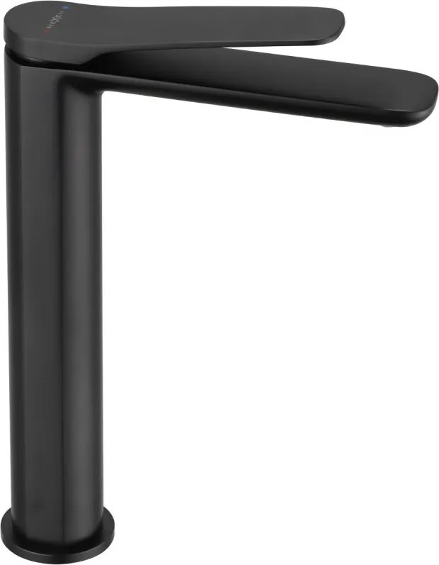 Mexen Largo rubinetto lavabo alto, nero - 73710-70