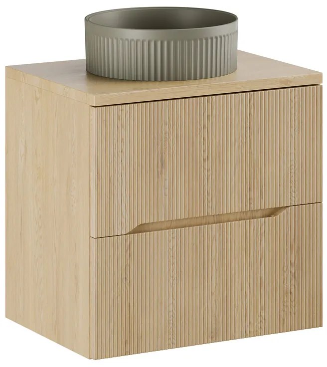 Set armadietto Comad Nordic Cremona NORDIC CREMONA 82-60-46-2S, lavabo Comad Beyond BEYOND 2 OLIVER GREEN ( E-6565 ), CREMONA 89-60-46 M