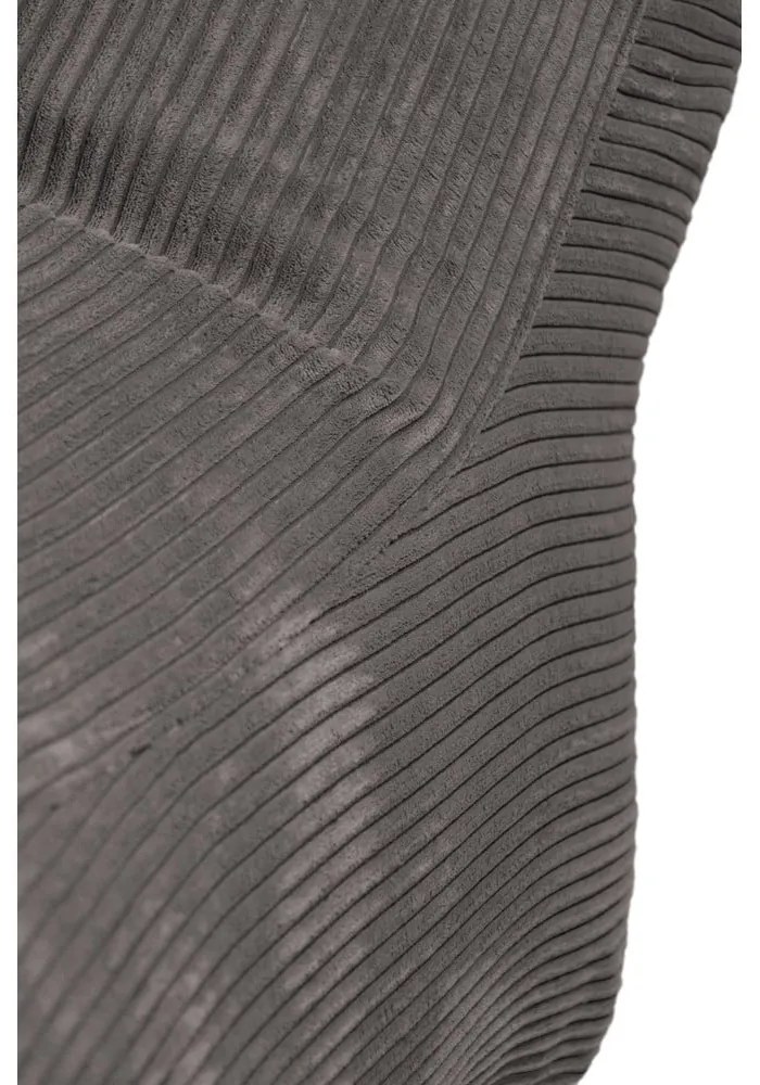 Puof a sacco nero con rivestimento in velluto a coste Sofa Lounge – SLOWDOWN