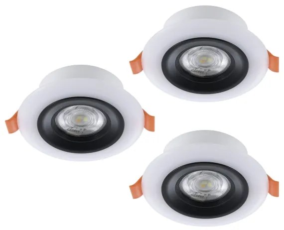Eglo 901118- SET 3xLED RGB Lampada da bagno dimmerabile CALONGE 3,8W/230V IP44 + +TC