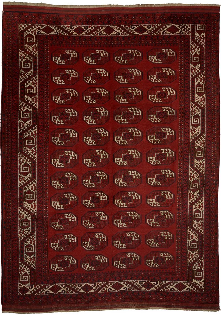 Afghan Tappeto 250 x 340 Rosso (Afghanistan) Annodato A Mano