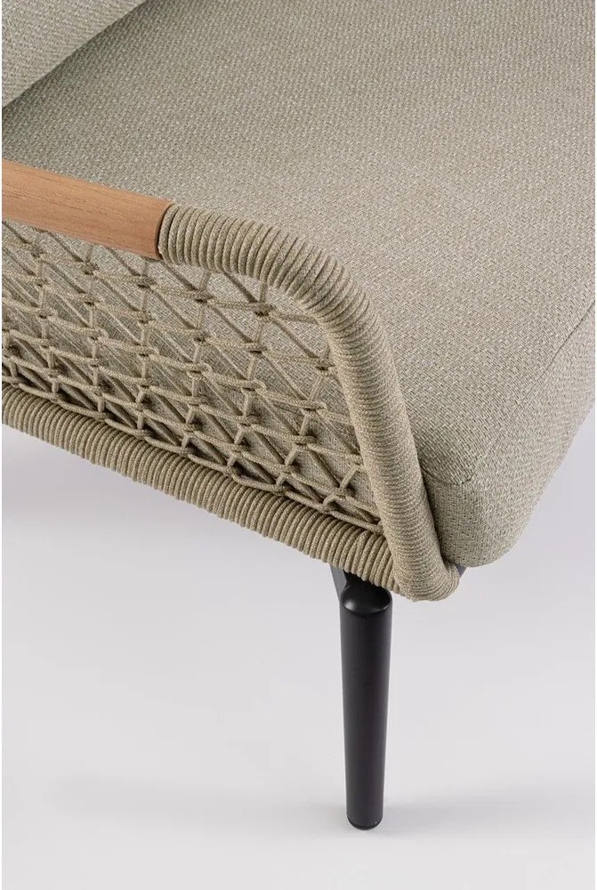 Divano da giardino marrone chiaro in acacia massiccia Eulero – Bizzotto